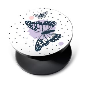 کاور گوشی موبایل با طرح پروانه رنگارنگ مناسب برای چاپ طرح دلخواه کد CAA554